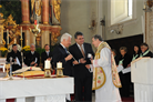 Cäciliensonntag 2011 Überreichung der Palestrina-Medaille an Chorleiter Johann Hohenegger und Obmann Dieter Pinggera